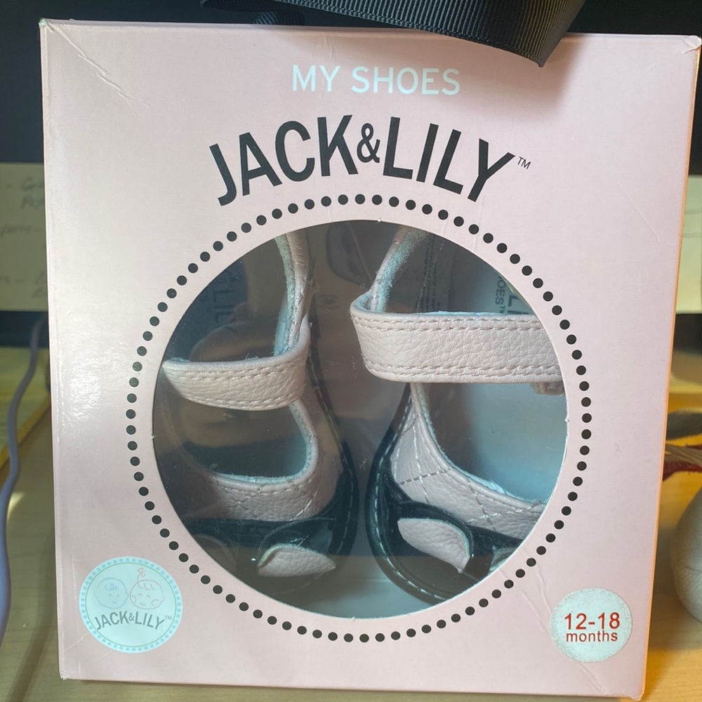 Jack&Lily pink and black shoes
